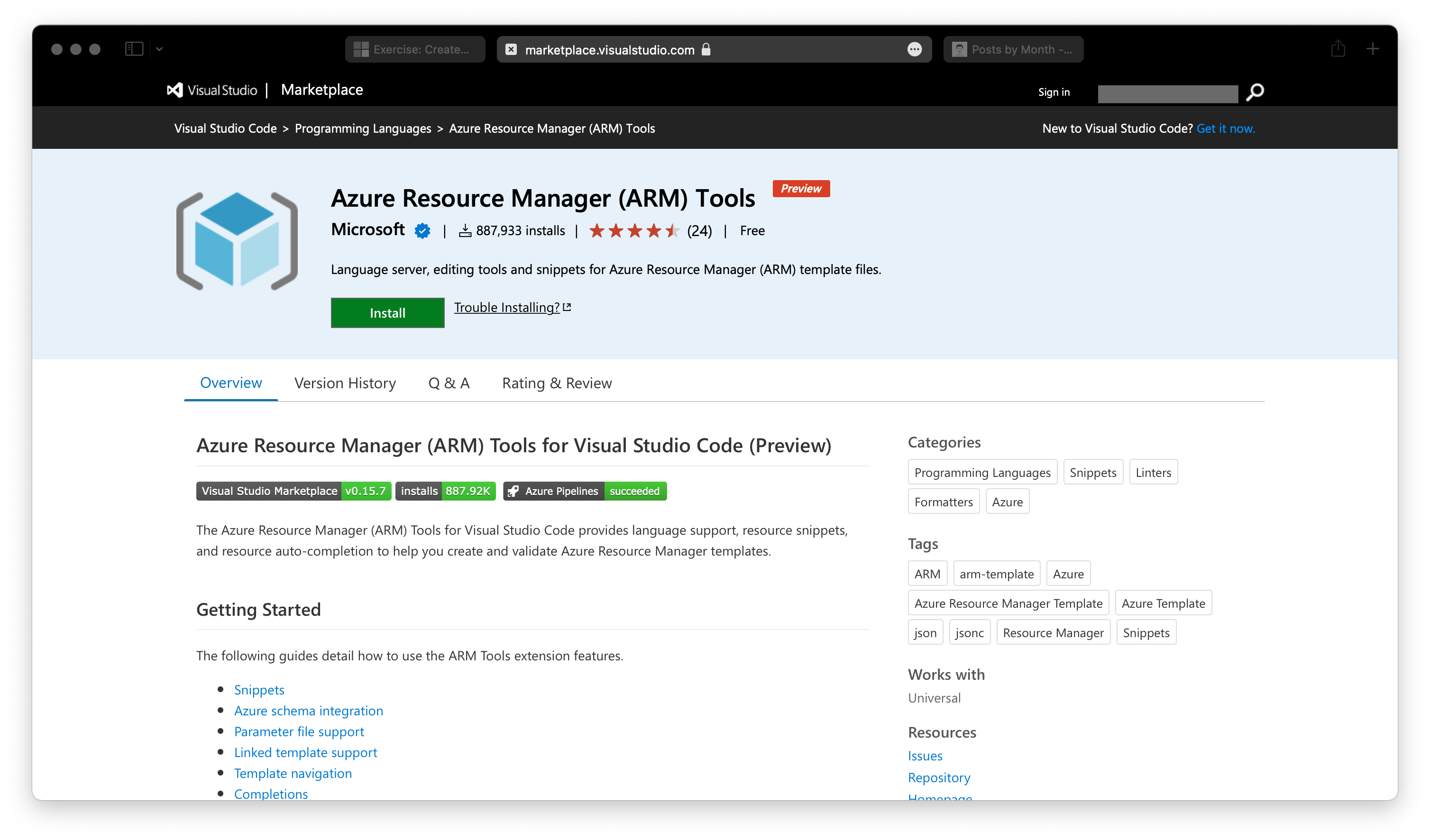 Azure ARM Tools